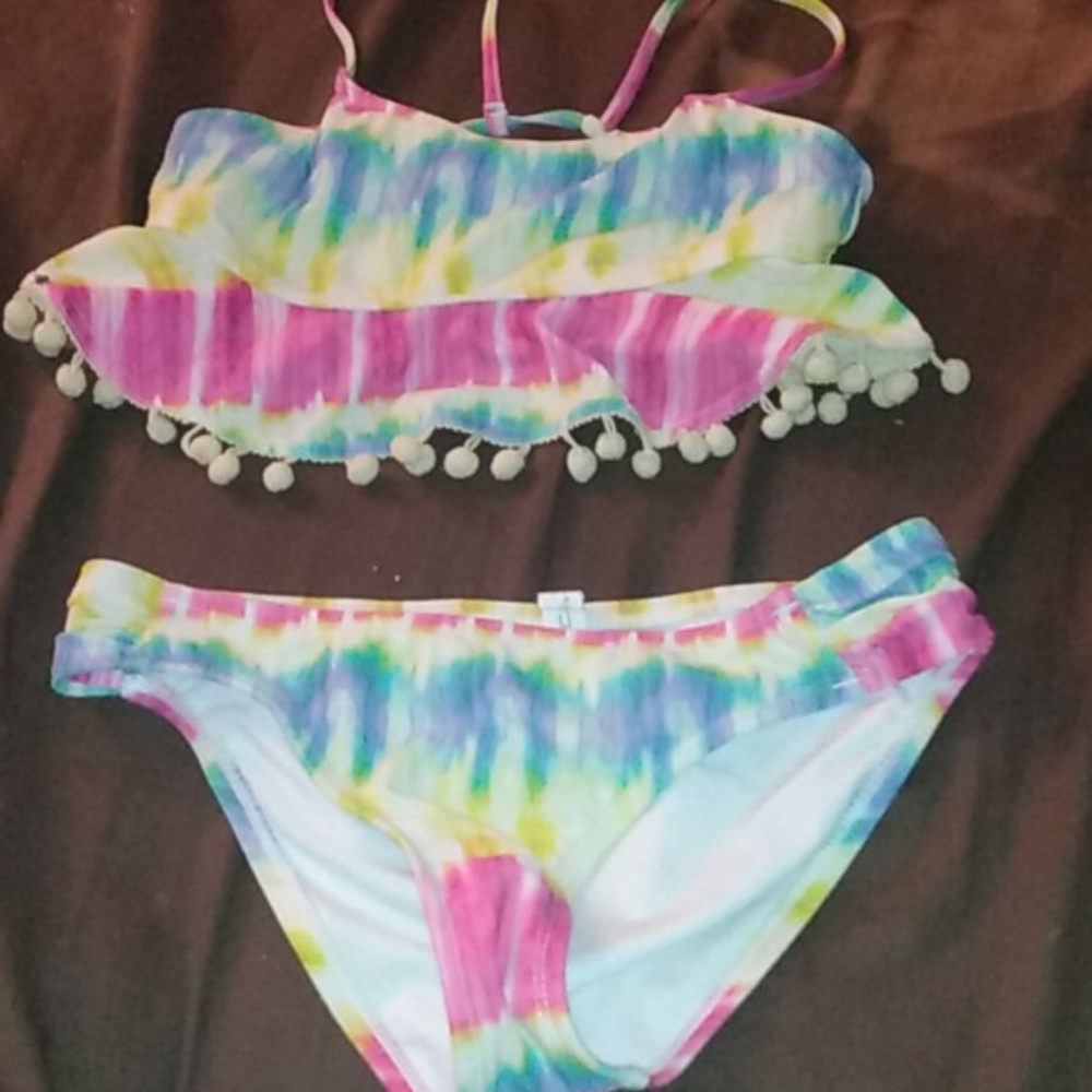 Two piece tye dye